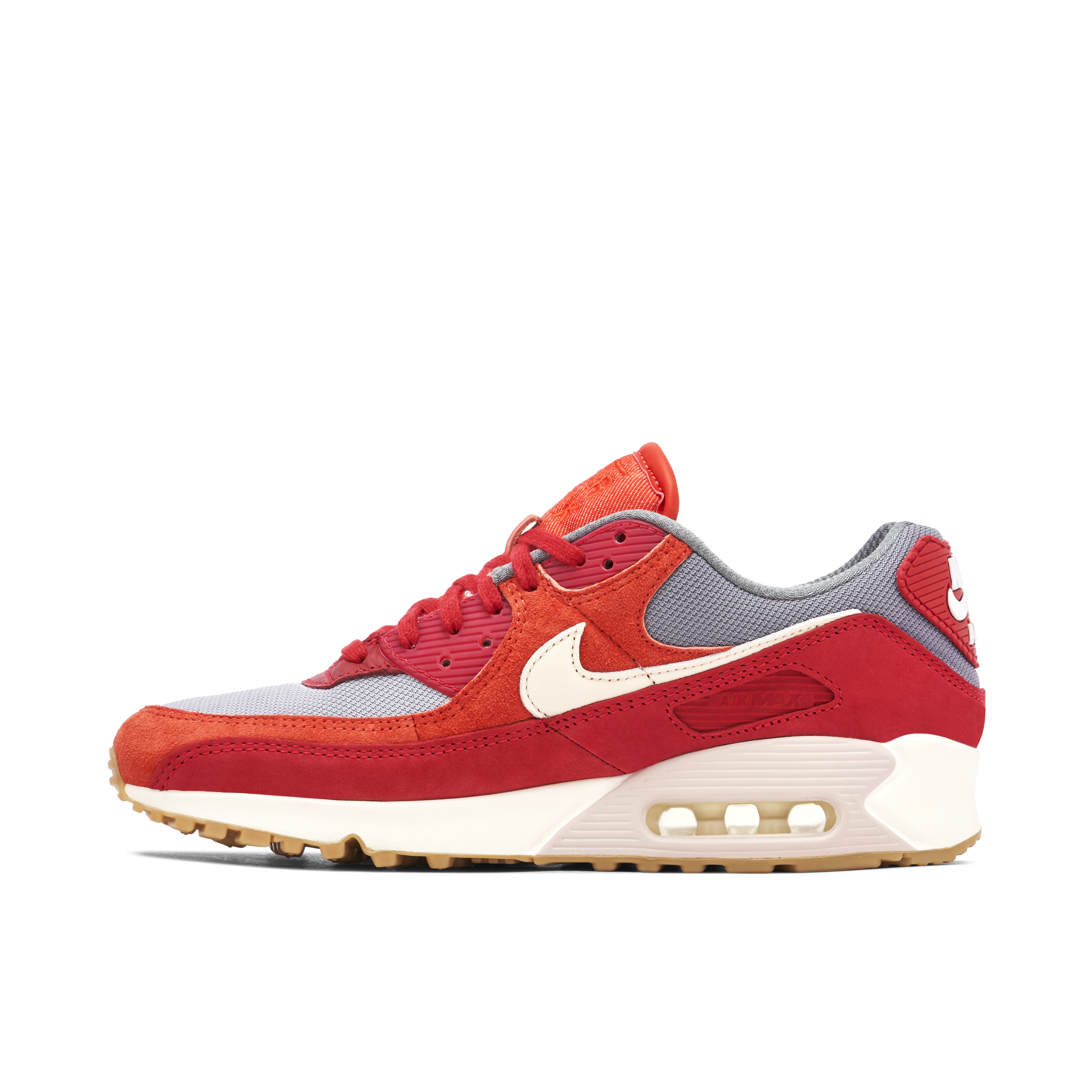 Nike Air Max 90 PRM Red Ivory | DH4621-600 | Laced