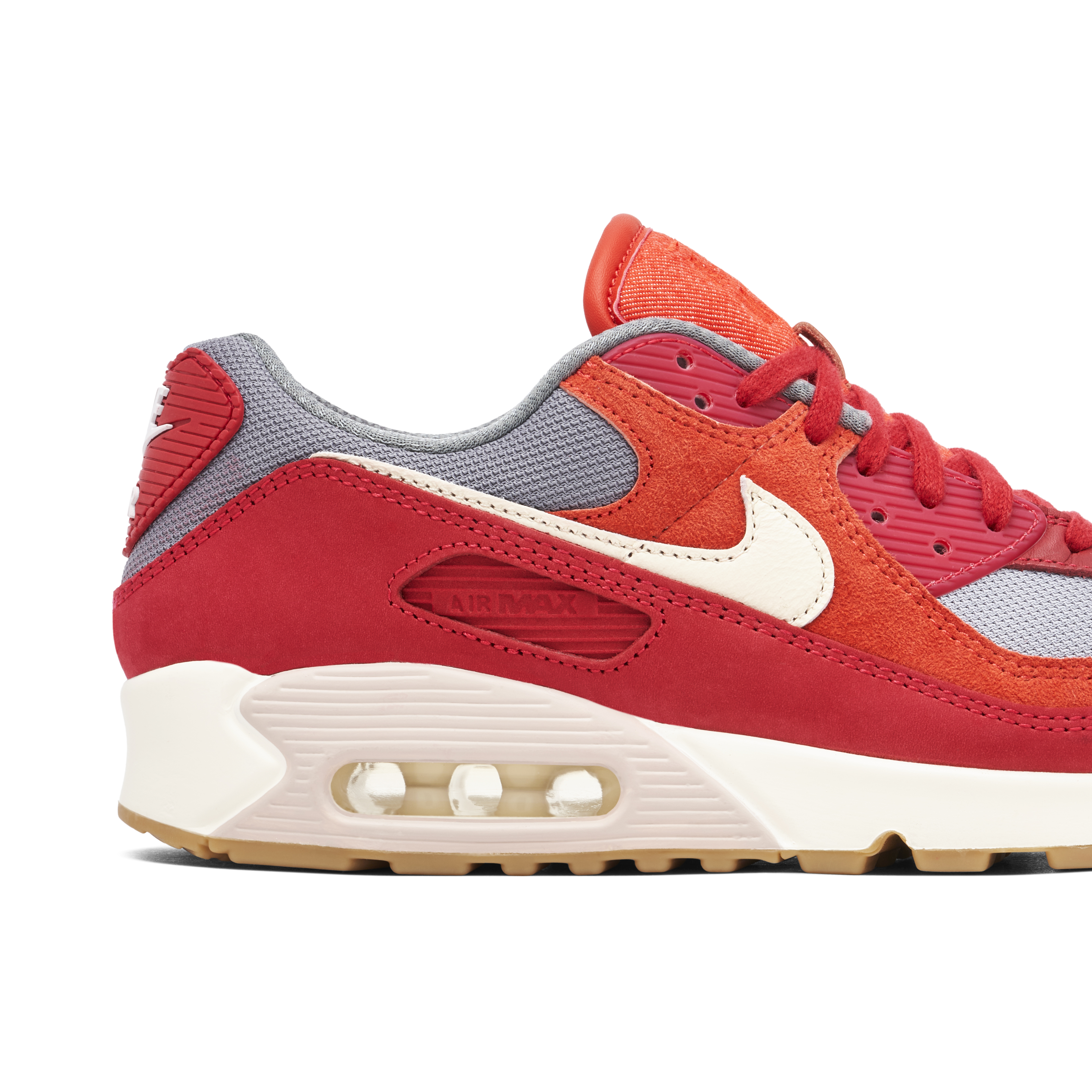 Nike Air Max 90 PRM Red Ivory | DH4621-600 | Laced