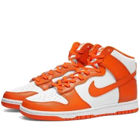 Nike Dunk Hi RetroWhite & Orange Blaze