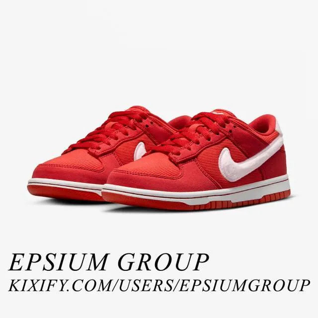 Nike Dunk Low GS (Valentine's Day/ Fire Red/ Pink Foam/ ...