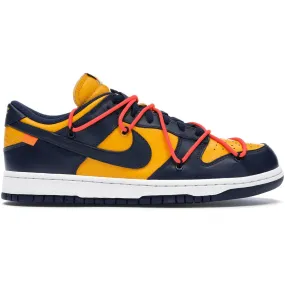 Nike Dunk Low Off-White University Gold Midnight Navy