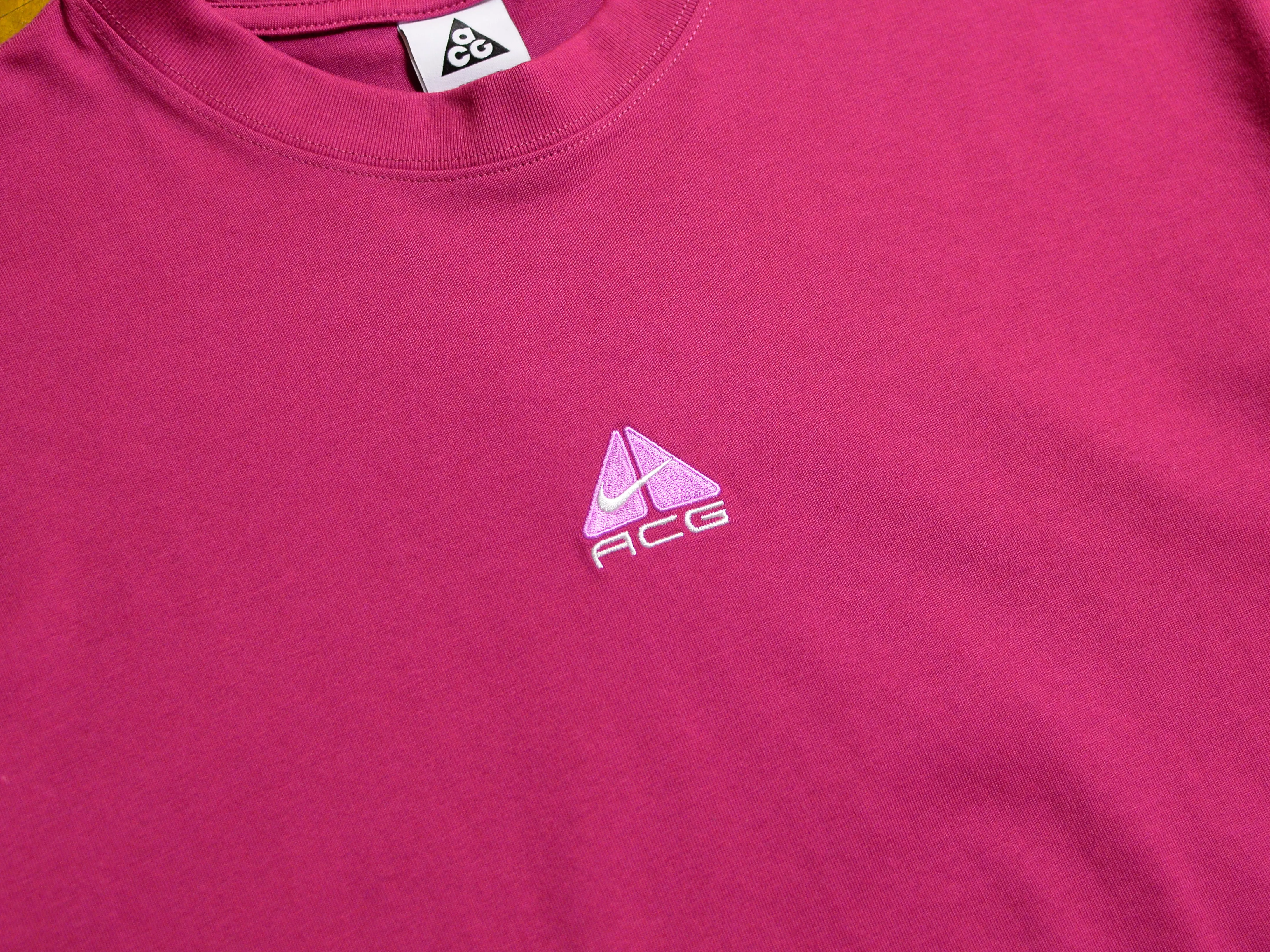 Nike NRG ACG LBR Lungs T-Shirt - Rosewood / Rush Fuchsia / Summit White