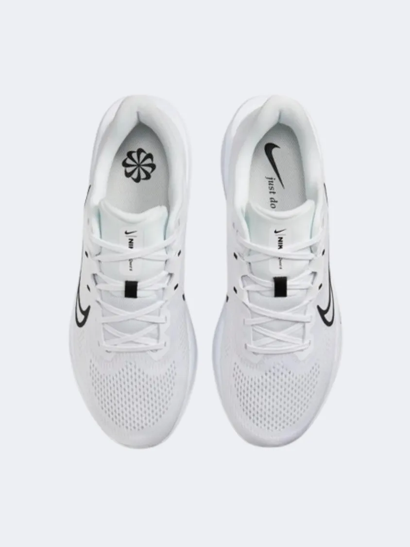 Nike Quest 6 Men Running Shoes White/Platinum Black