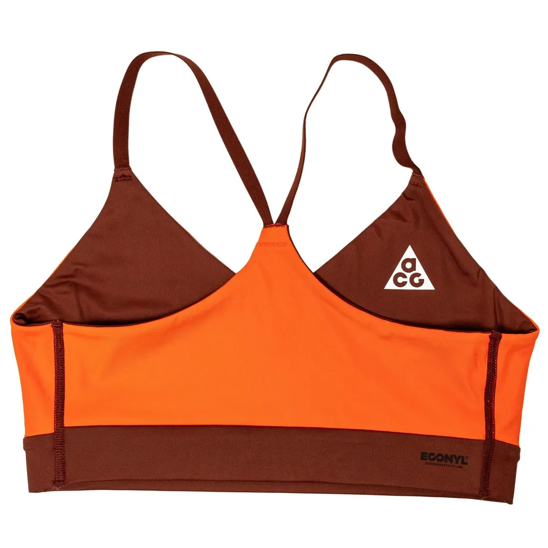 Nike Women Acg Dri-Fit Indy Reversible Bra (oxen brown / team orange / summit white)