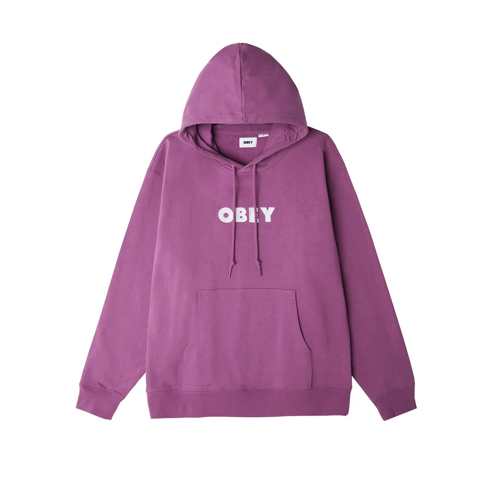 Obey Logo Hoodie Purple Nitro 112470123