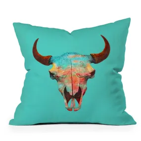 Ole Turquoise Sky Indoor / Outdoor Throw Pillows (DS)