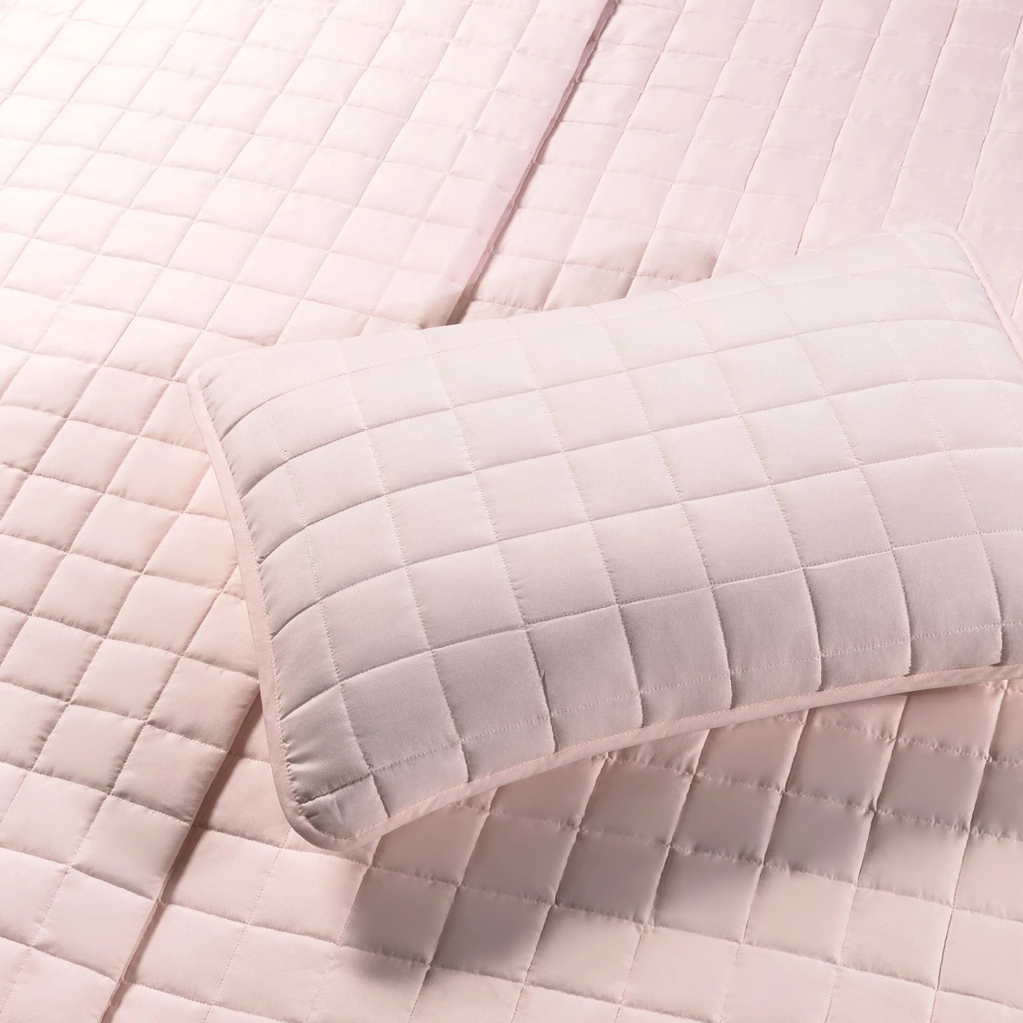 Origami Maison Double / Queen Quilt Set - Blush  - Clement