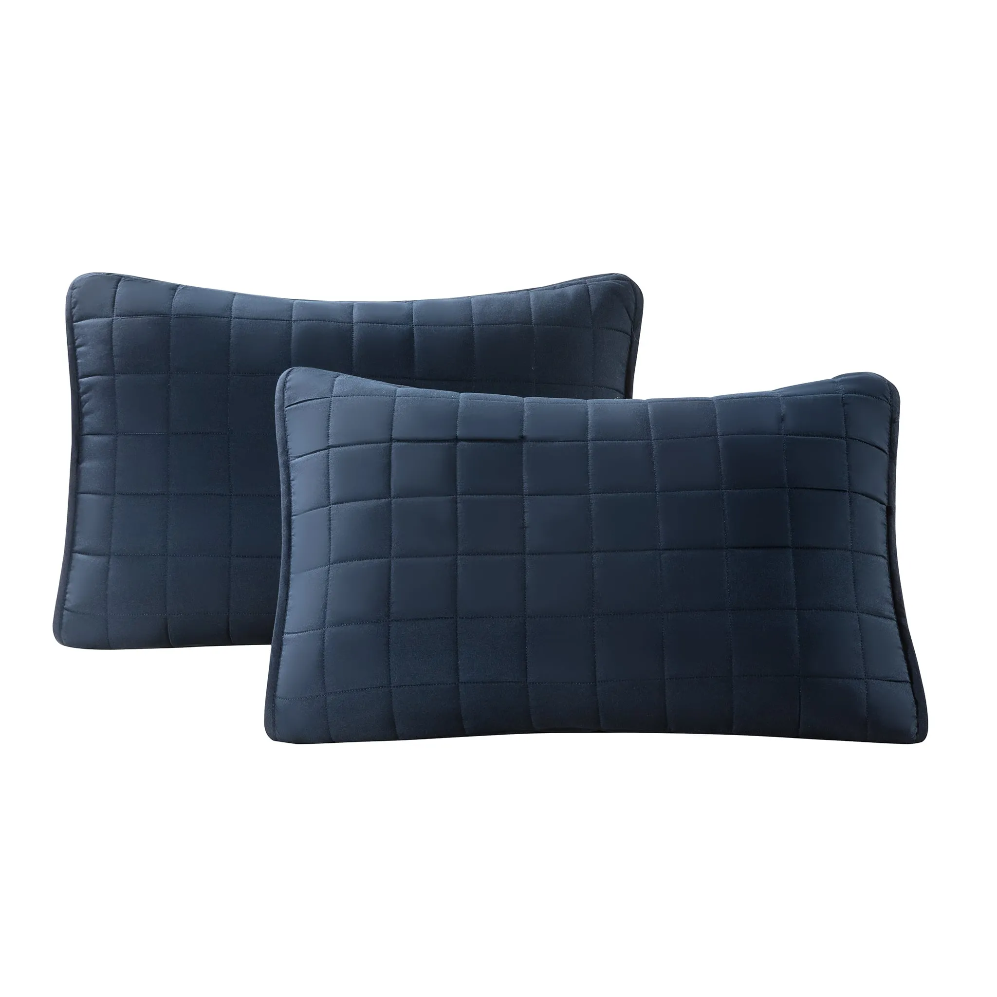 Origami Maison Double / Queen Quilt Set - Navy  - Clement