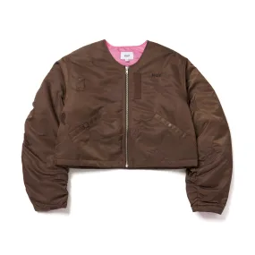 Paisley Satin Bomber Jacket