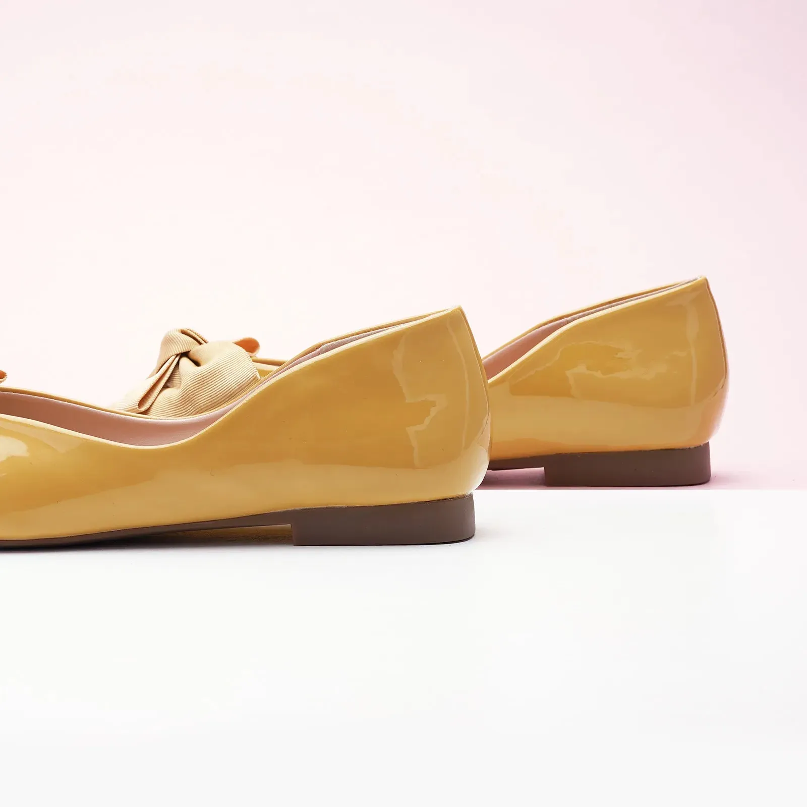 Patent Bow Ballerina Flats (Eva)