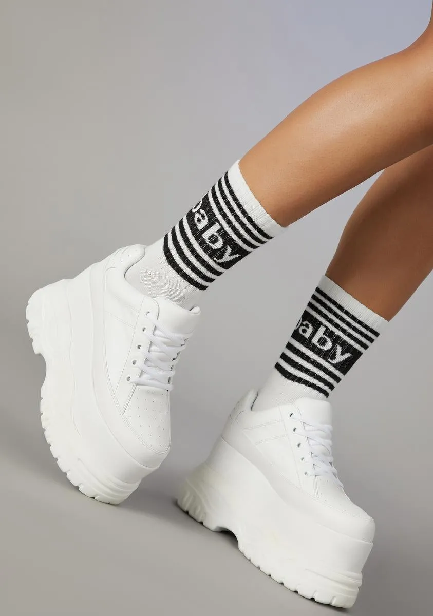 Pay The Bills Platform Sneakers-