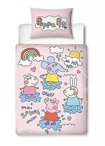 Peppa Pig Playful Junior Duvet Cover Set | Kaleidoscope