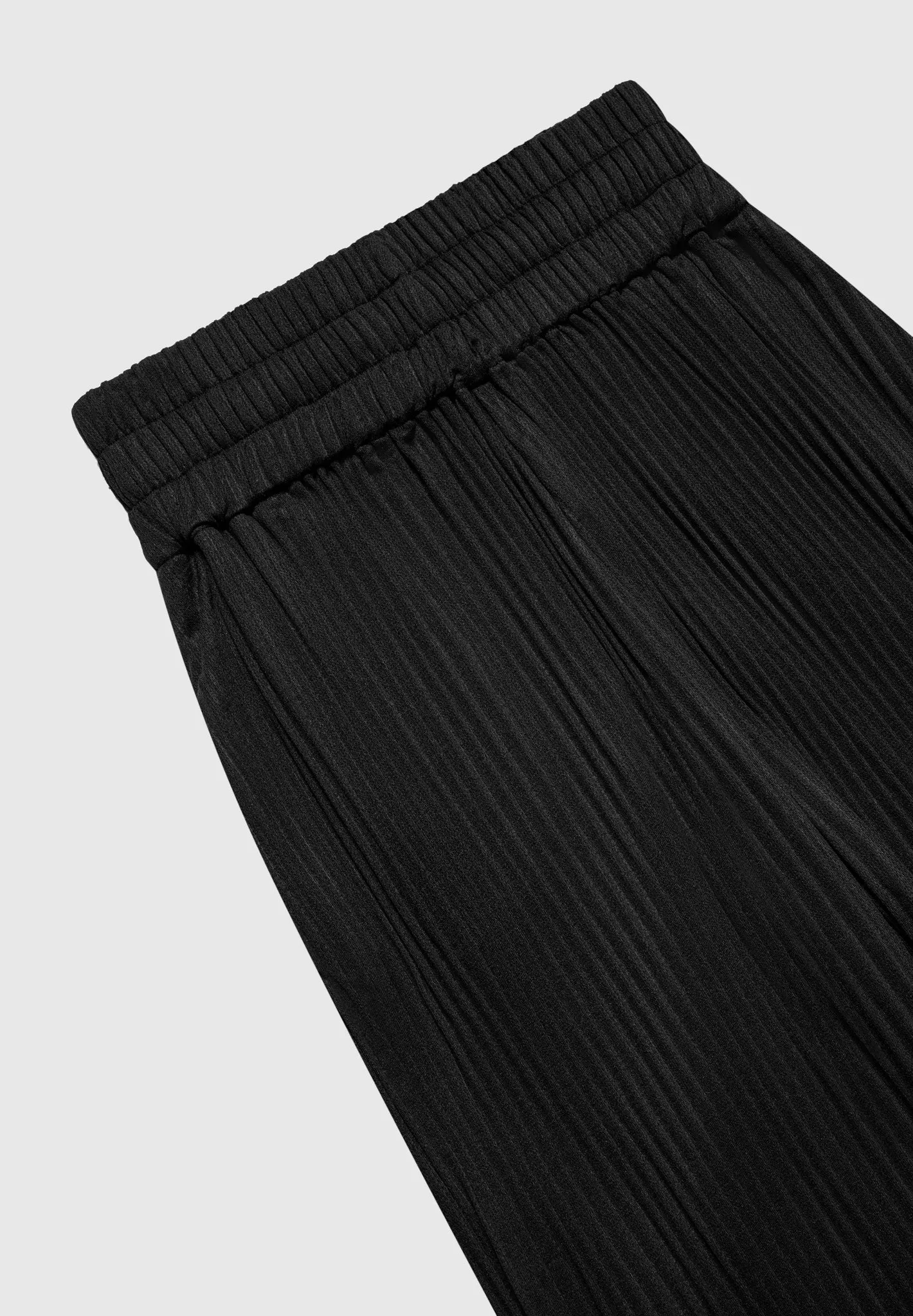 Pleated Trousers - Black