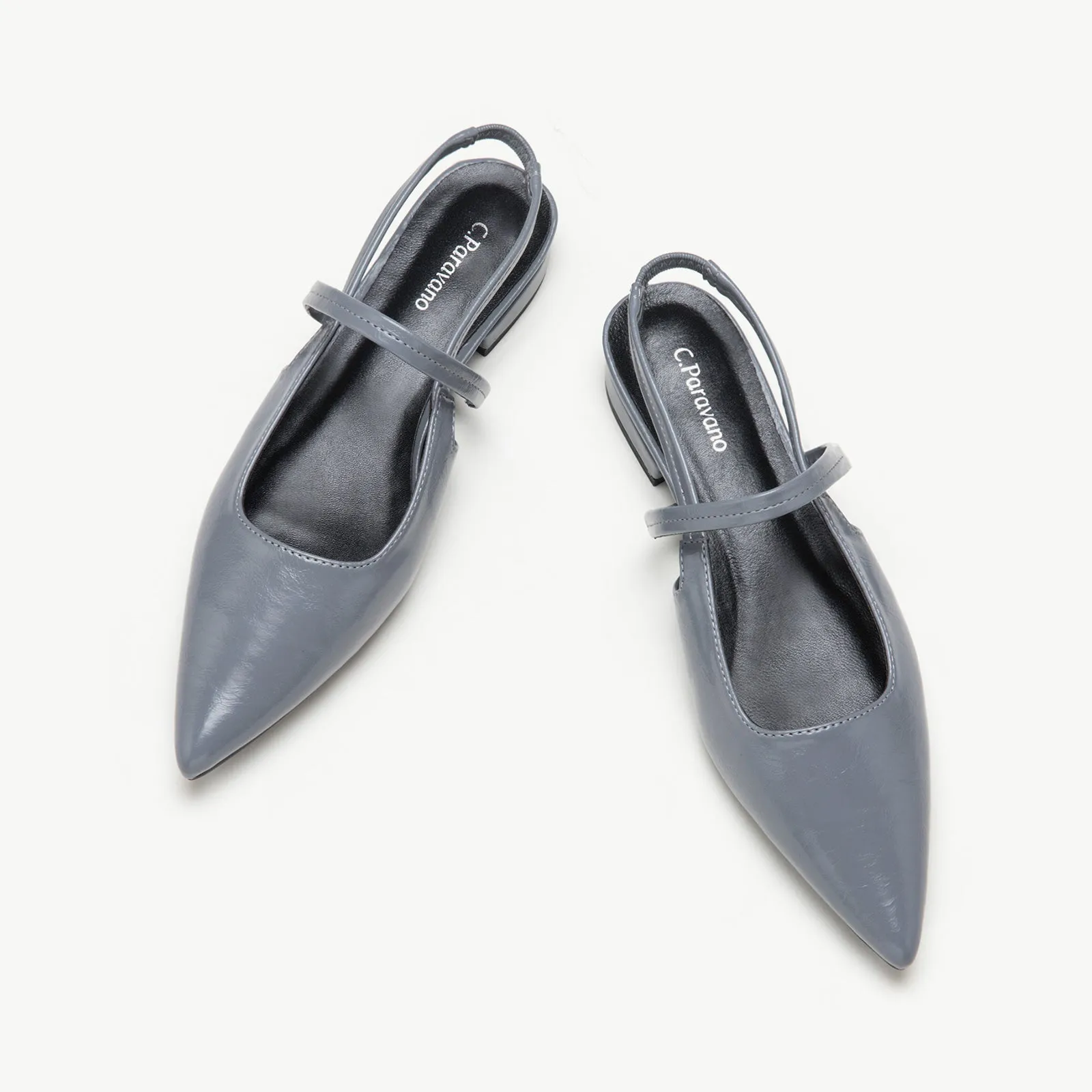 Pointed Toe Slingback Flats (Freya)