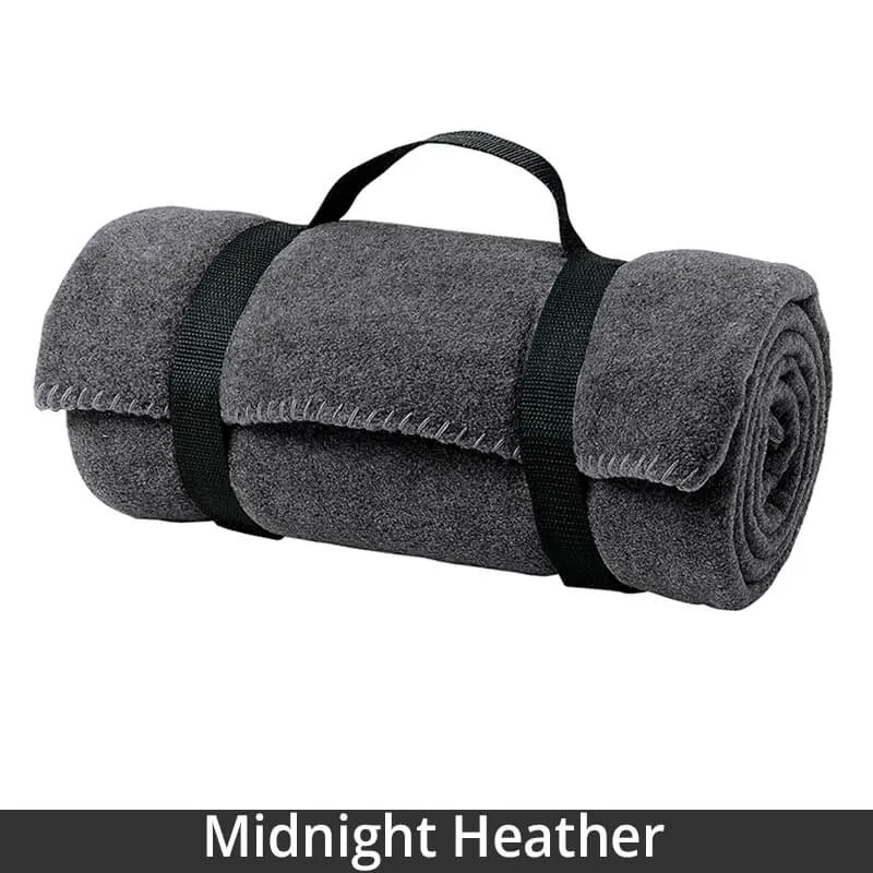 Port Authority Embroidered Fleece Blanket with Strap