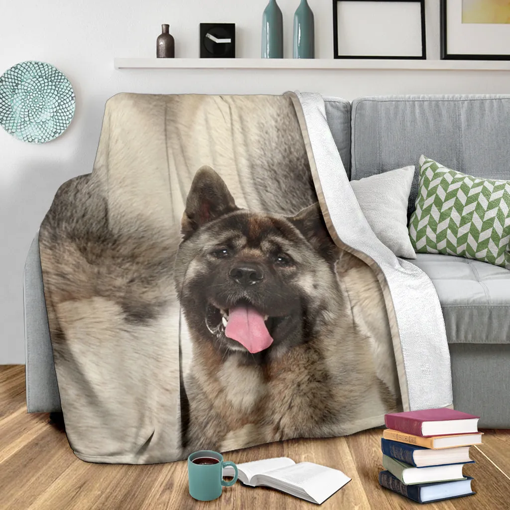 Premium Blanket Akita - Blanket - 1278