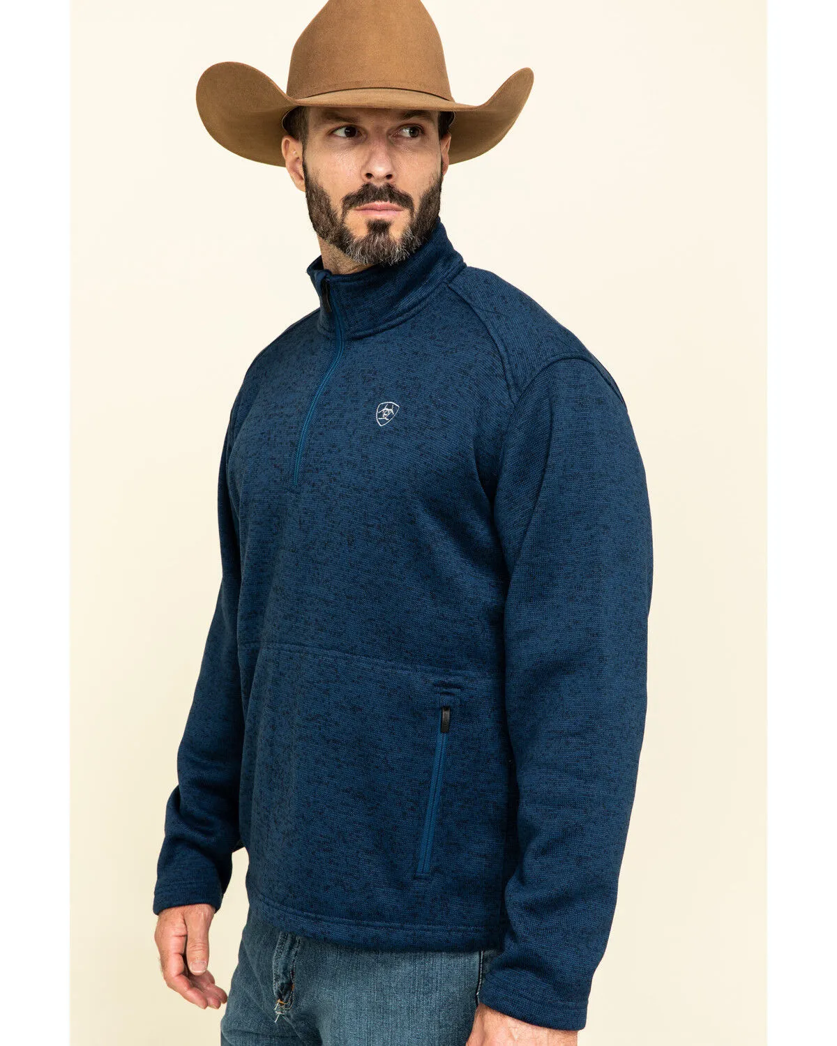 Product Name:  Ariat Men's Indigo Caldwell 1/4 Zip Pullover