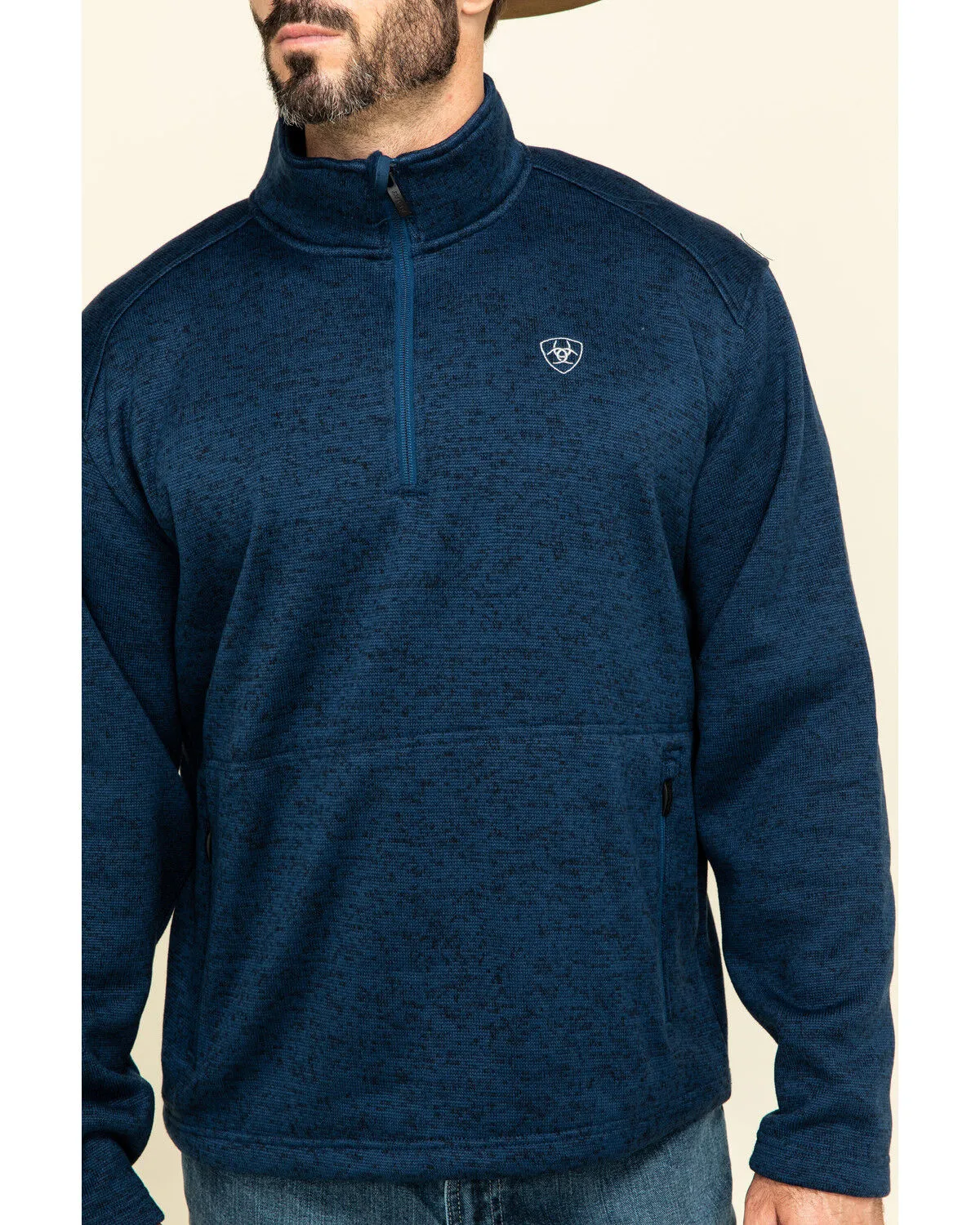 Product Name:  Ariat Men's Indigo Caldwell 1/4 Zip Pullover