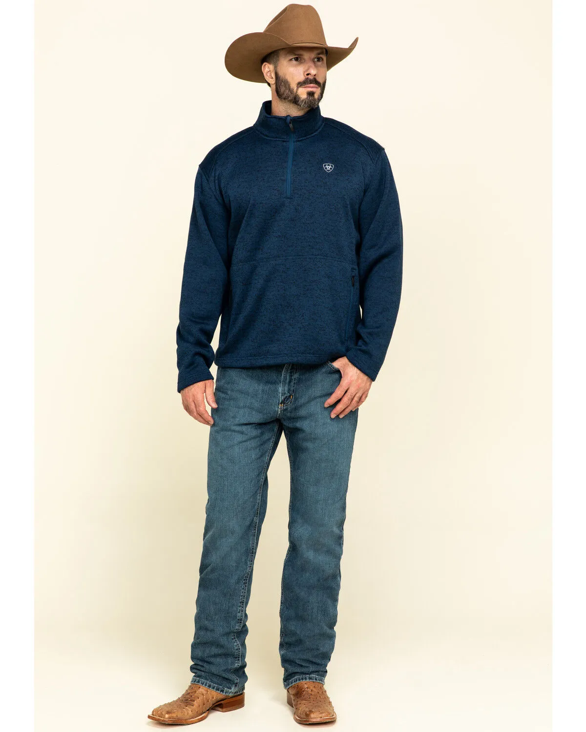 Product Name:  Ariat Men's Indigo Caldwell 1/4 Zip Pullover