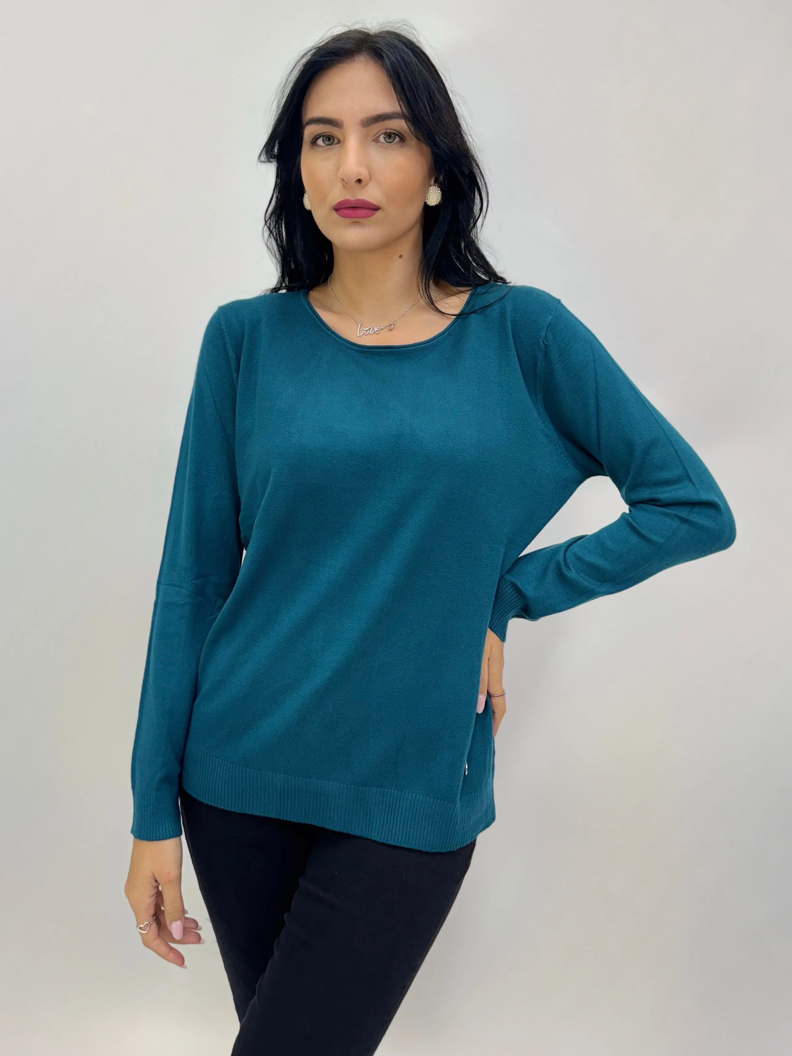 Pullover comodo basic morbido