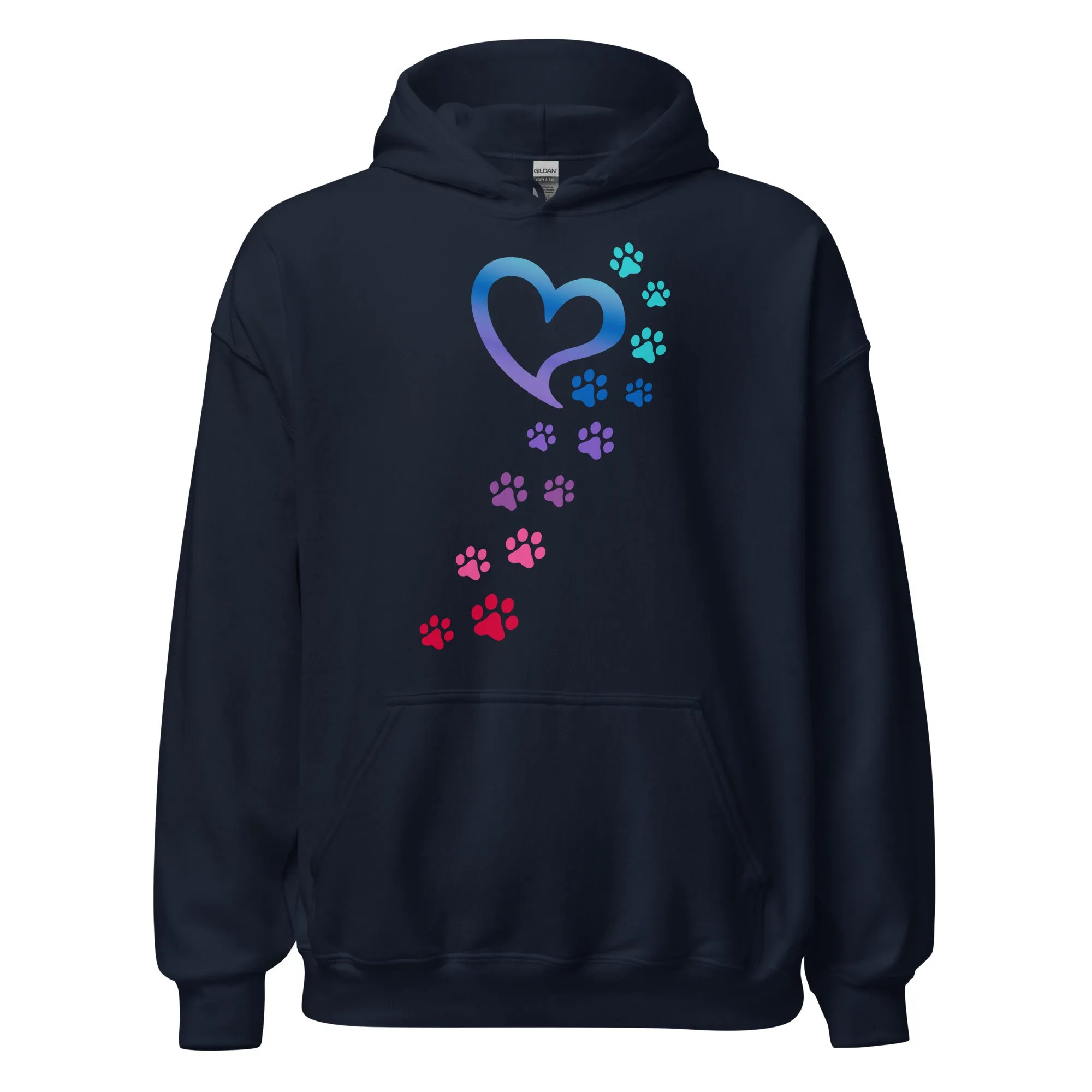 Rainbow Paws To My Heart Hoodie