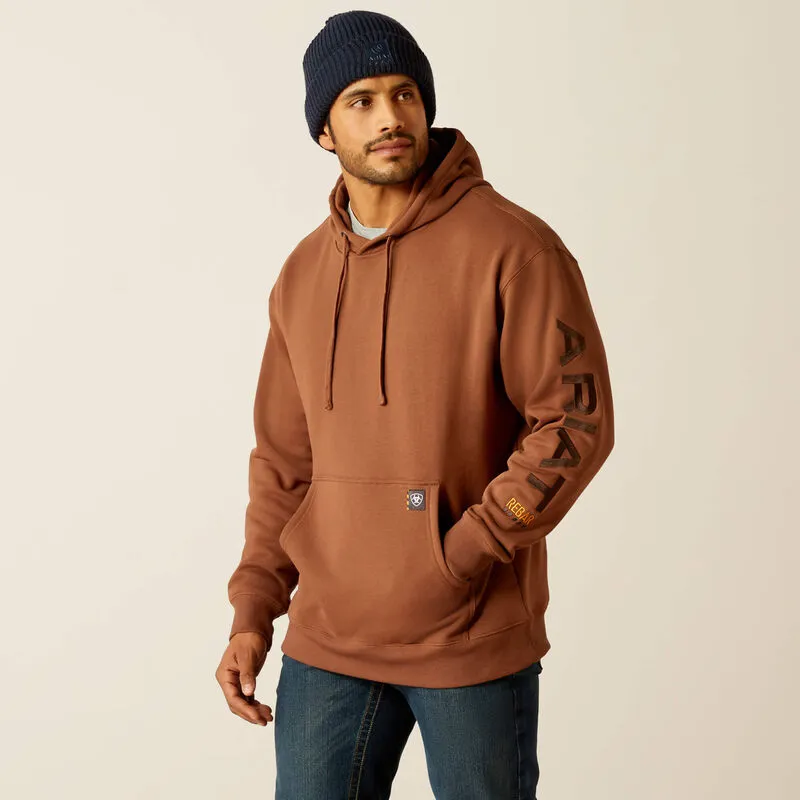 Rebar Graphic Hoodie - Aztec/Coffee Bean