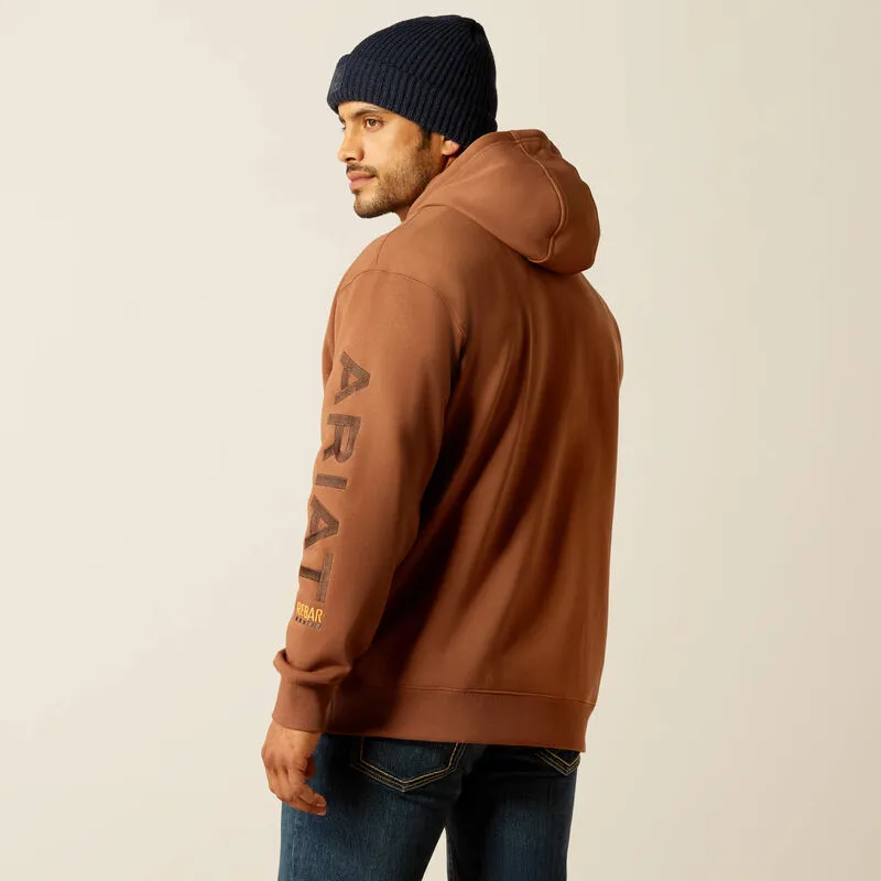 Rebar Graphic Hoodie - Aztec/Coffee Bean