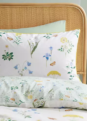 RHS Botanical Cottage Garden 100% Cotton 200 Thread Count Duvet Cover Set | Kaleidoscope