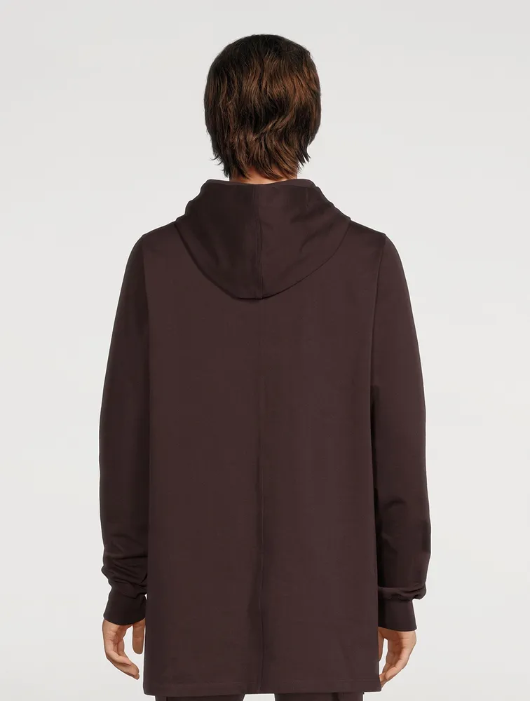 RICK OWENS Fogachine Heavy Jersey Hoodie