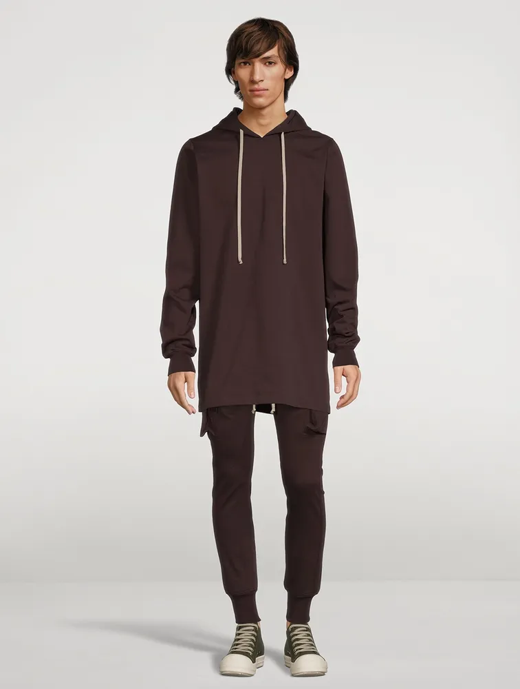 RICK OWENS Fogachine Heavy Jersey Hoodie