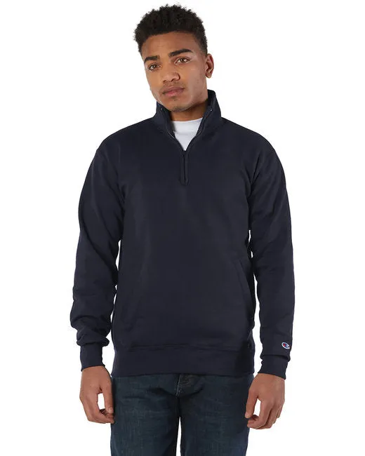 #S400 Champion Adult Powerblend Quarter-Zip Pullover