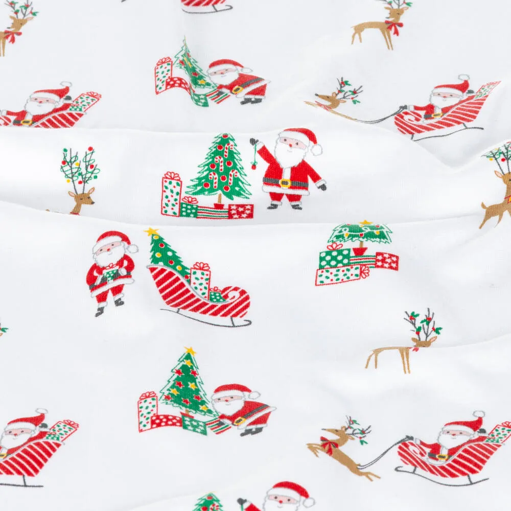 Santa's Sleigh Pima Cotton Blanket (72cm)