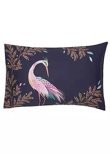 Sara Miller Dancing Cranes 100% Cotton 220 Thread Count Duvet Cover Set | Kaleidoscope