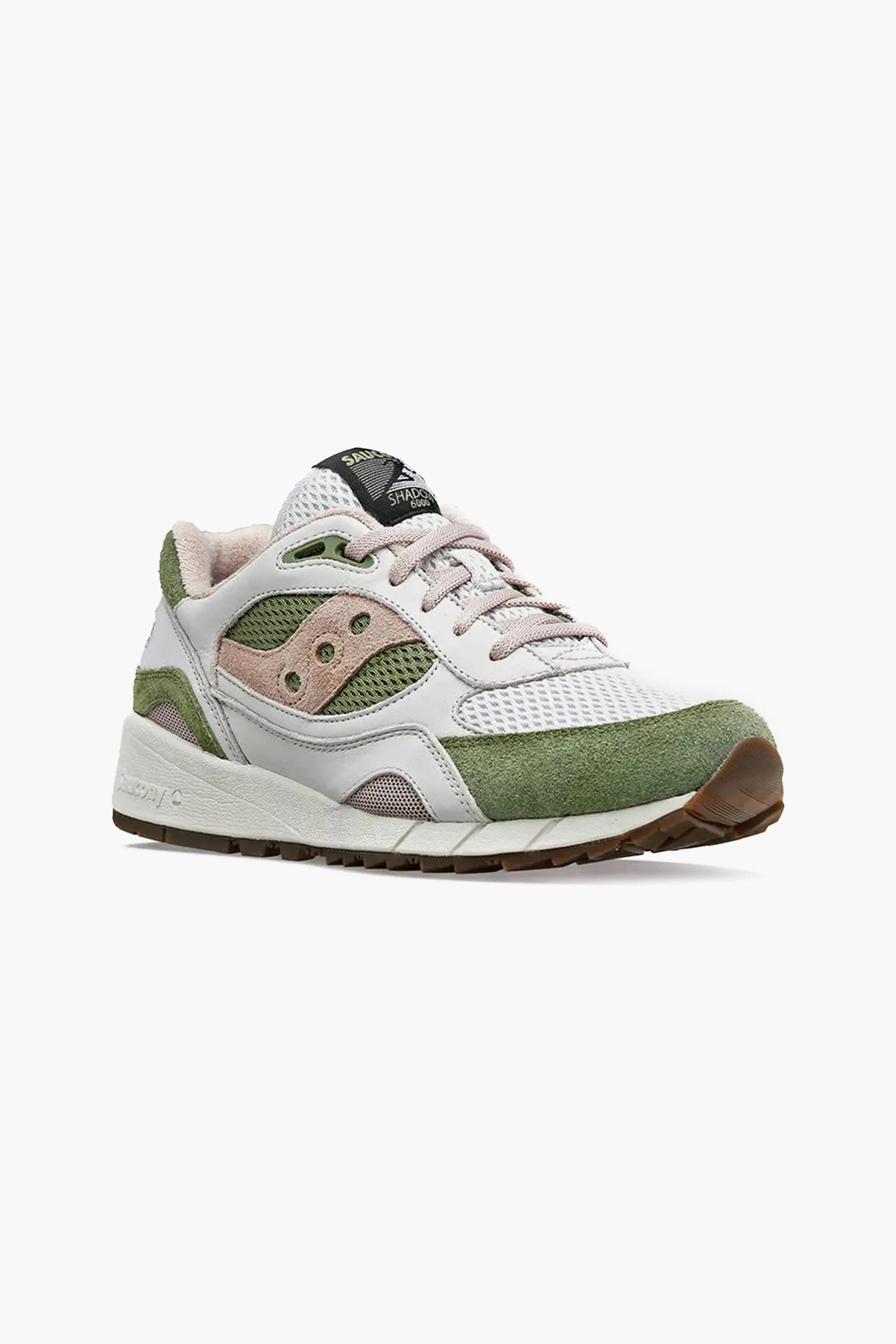 Saucony Men's Shadow 6000 in Grey/Green