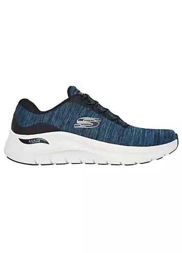 Skechers Mens Teal Mesh/Black Trim Arch Fit 2.0 Trainers | Grattan