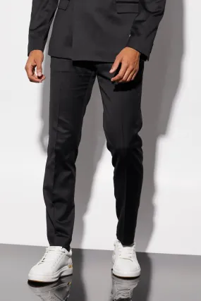 Slim Satin Suit Trousers