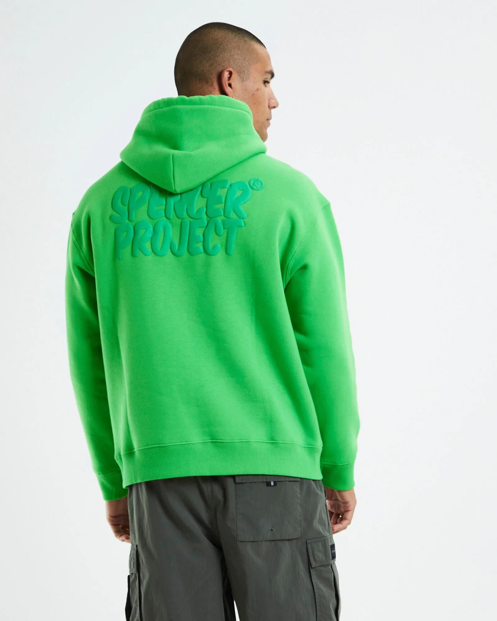 Spencer Project Puffy Hoodie Spruce Green