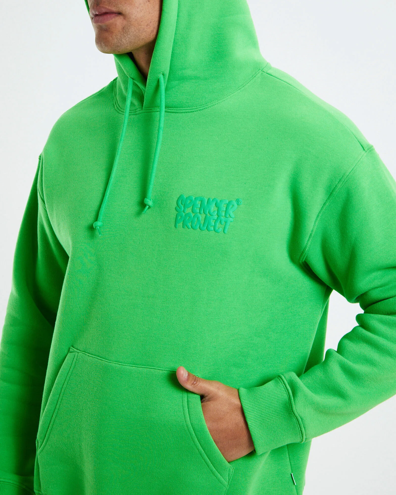 Spencer Project Puffy Hoodie Spruce Green