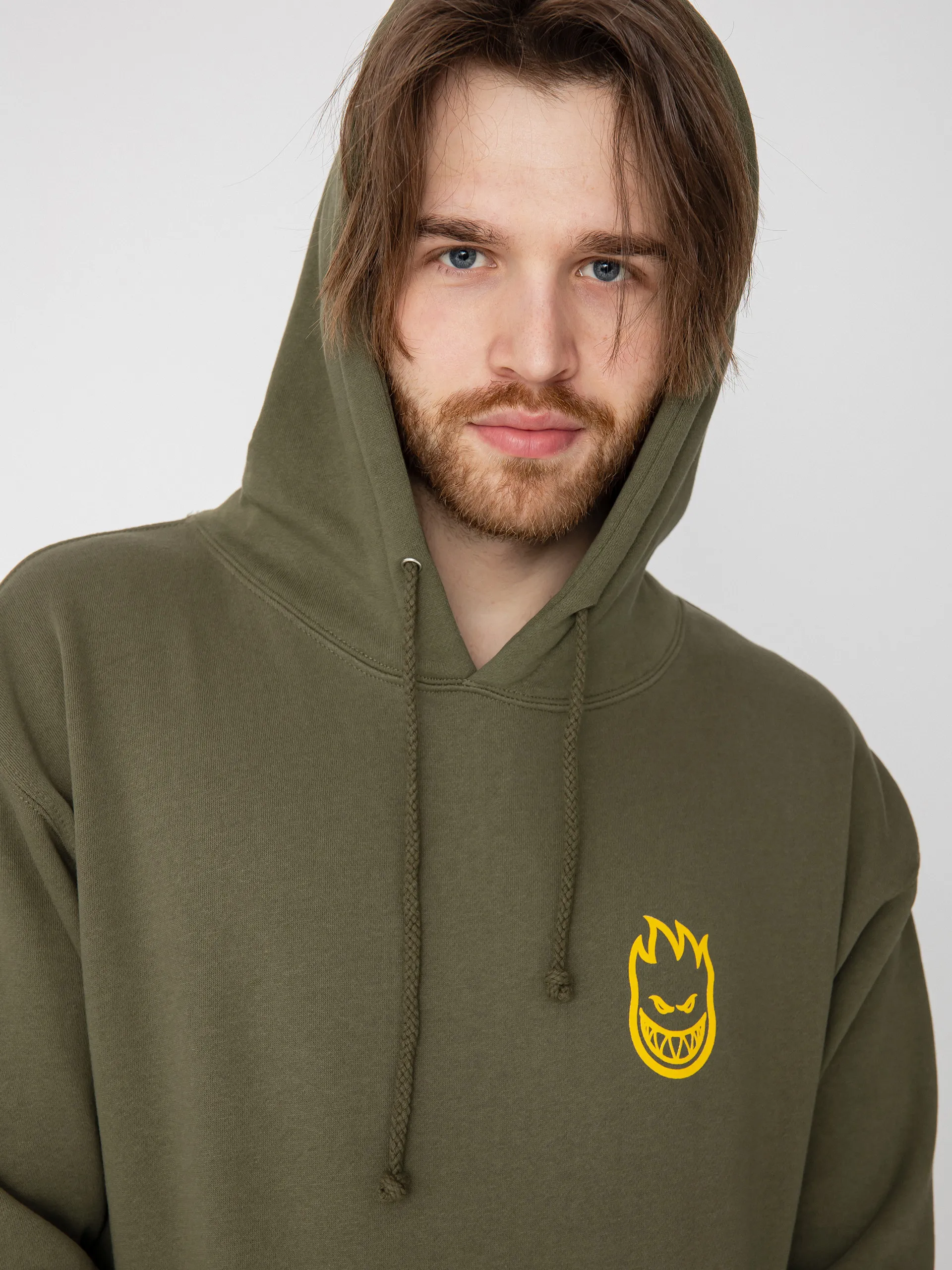 Spitfire Clsc Vortex HD Hoodie (army/gold)