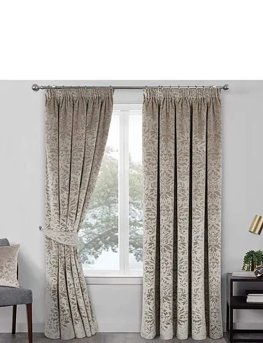 Taylor Interlined Thermal Velour Curtains