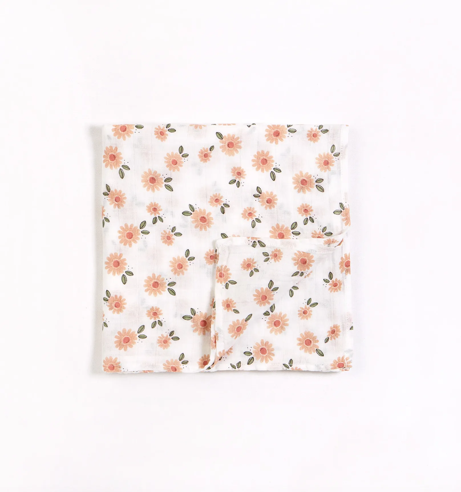 The Muslin Swaddle Blanket - Floral Daisy