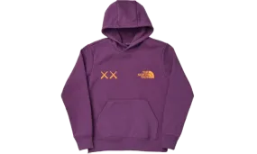 The North Face KAWS Hoodie Purple Orange