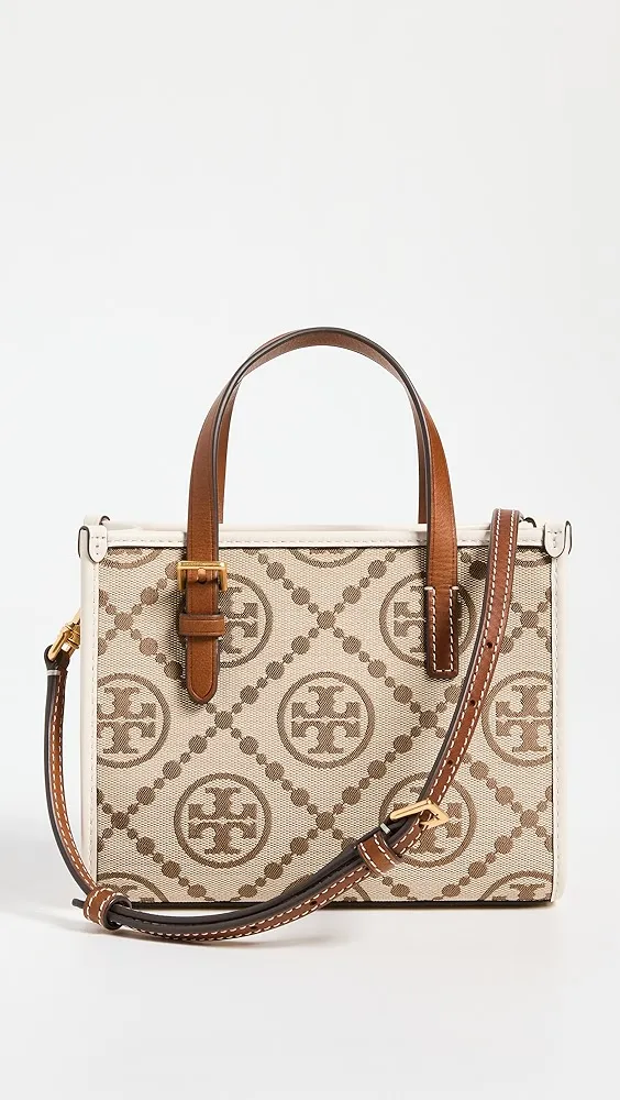 Tory Burch   Mini T Monogram Jacquard Tote 