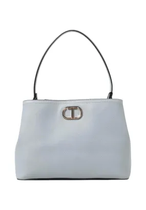 TWINSET Borsa Tote Donna Blue Tear Azzurro 241TB7121