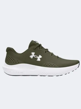 Under Armour Charge Surge 4 Men Running Shoes Marine Green/White