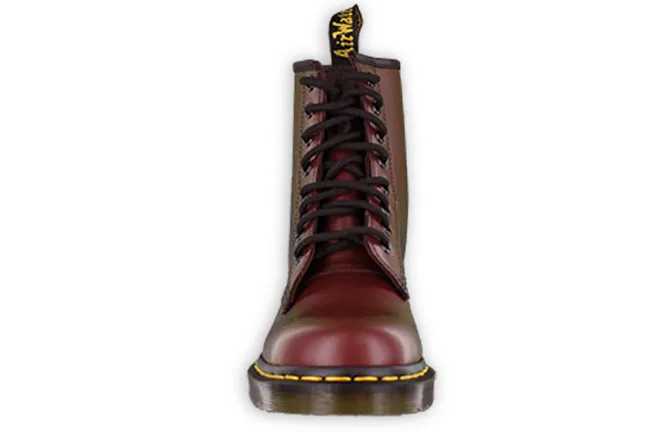 Unisex Dr. Martens 1460 Cherry Red Leather Slip-Resistant Low Boot