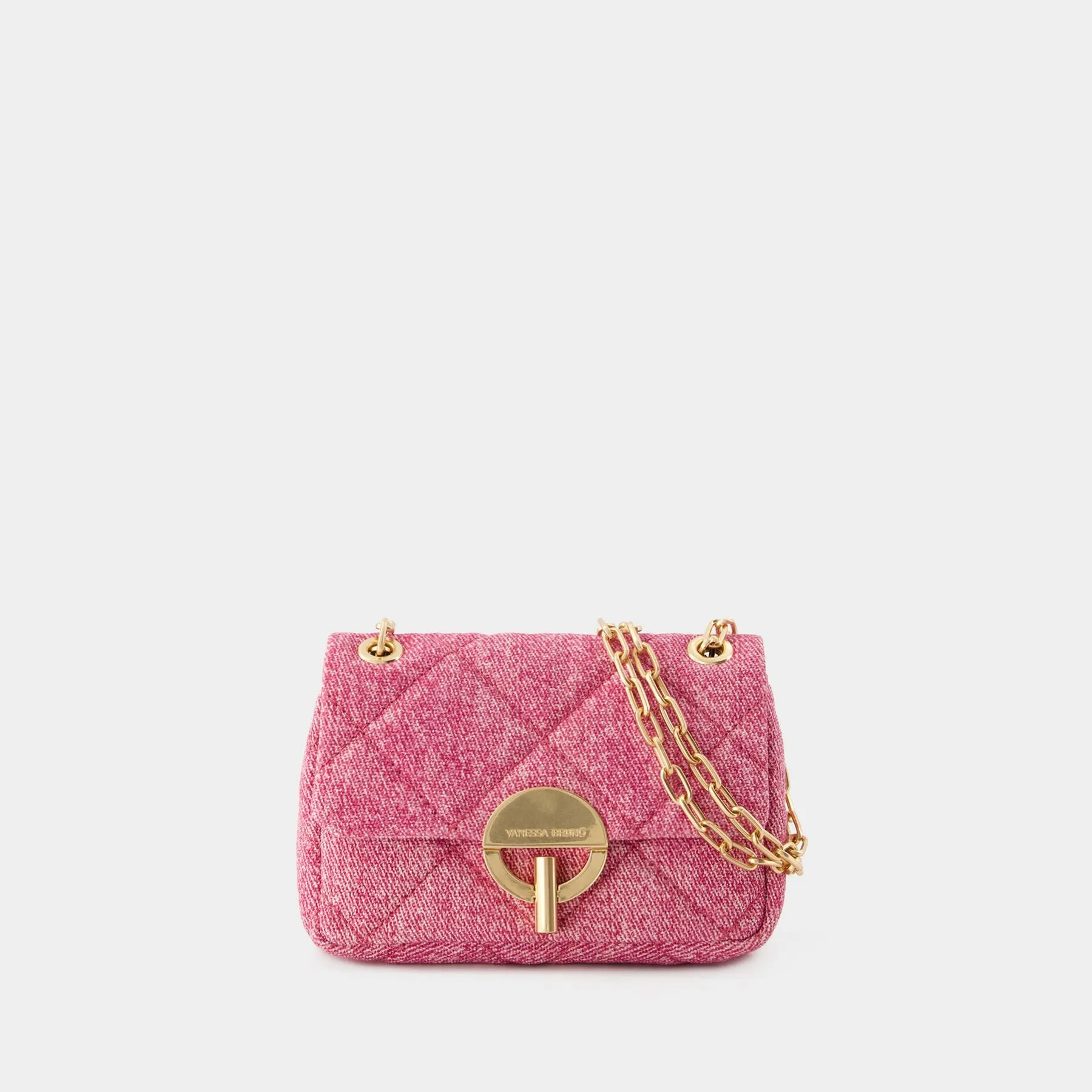 Vanessa Bruno  Nano Moon Crossbody - Vanessa Bruno - Cotton - Pink Fushia