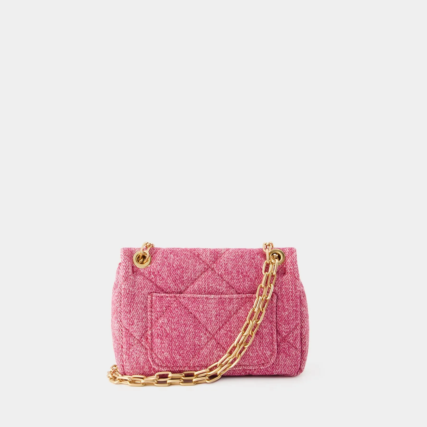 Vanessa Bruno  Nano Moon Crossbody - Vanessa Bruno - Cotton - Pink Fushia