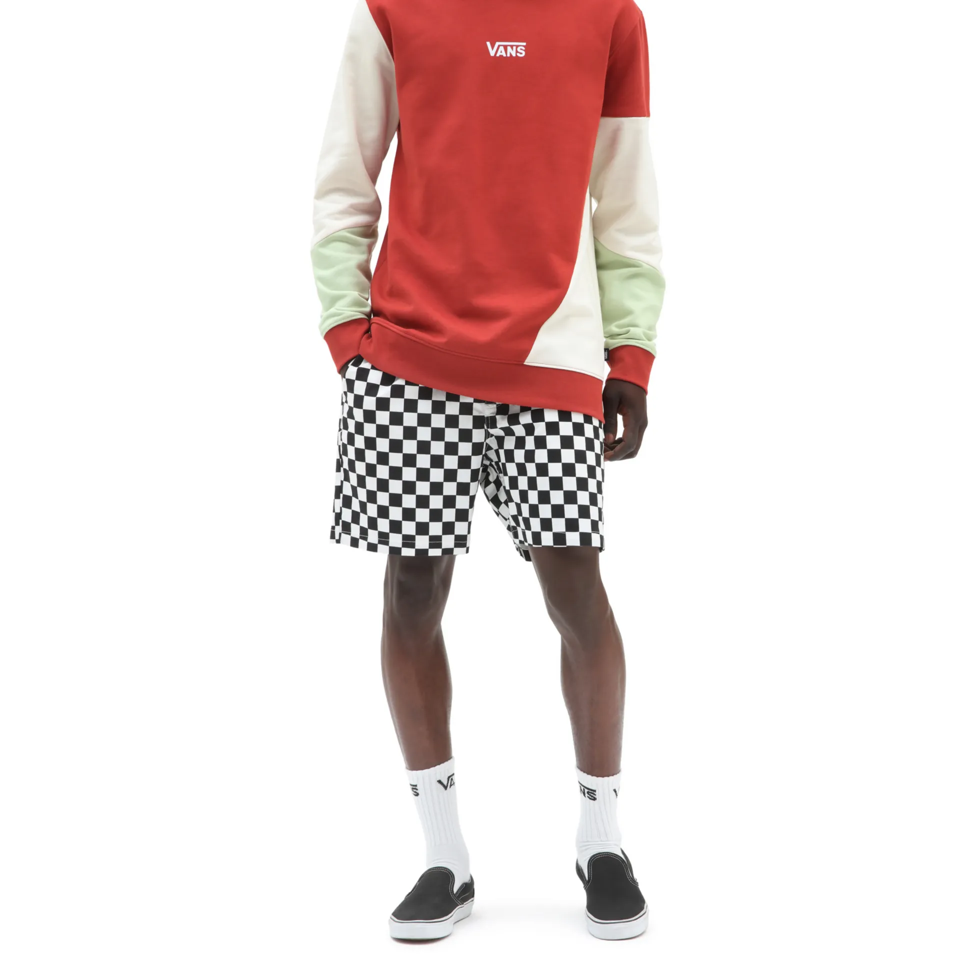 Vans - Range Relaxed Elastic Short - Checkerboard