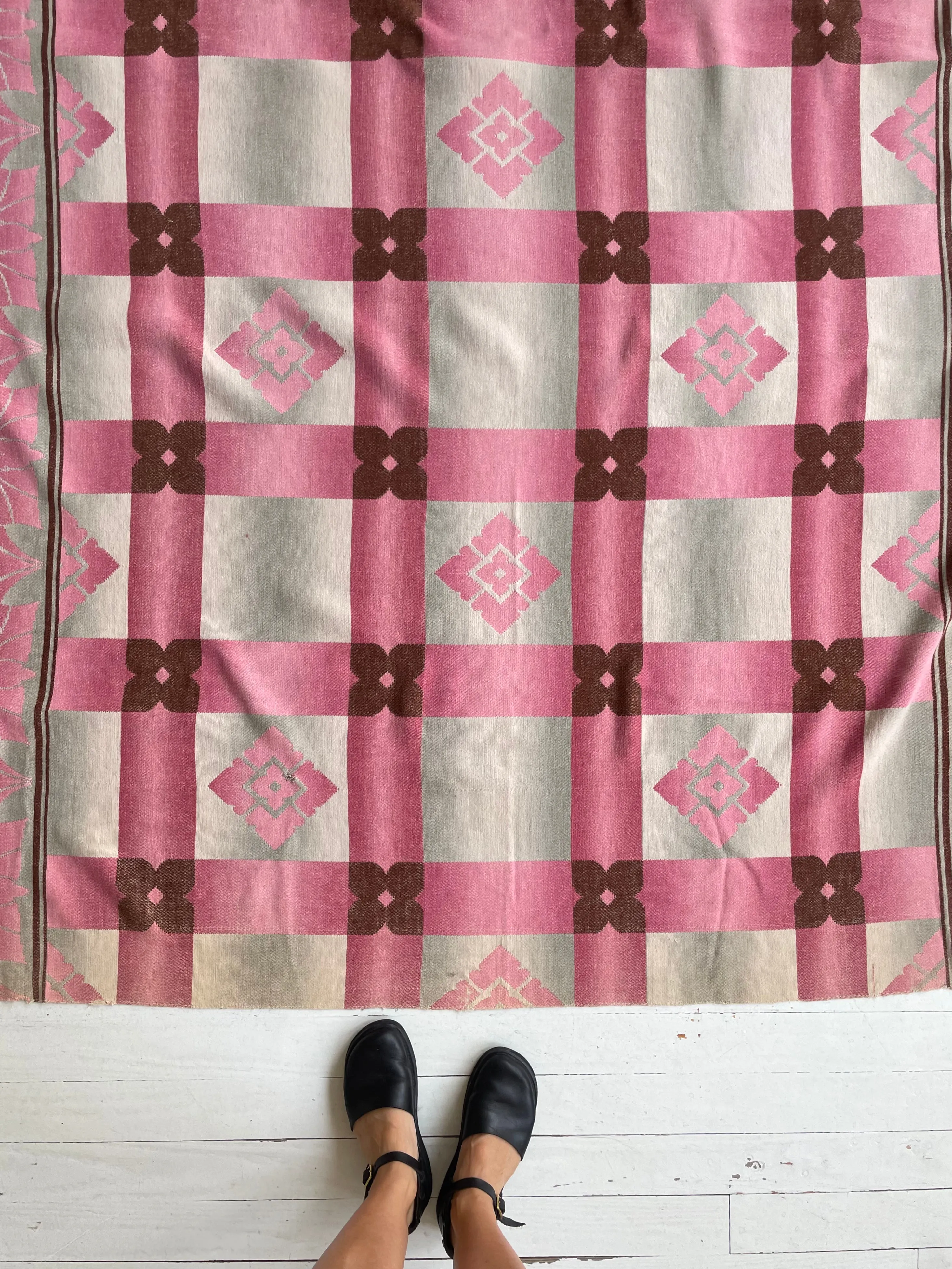 Vintage 1930s Cotton Camp Blanket